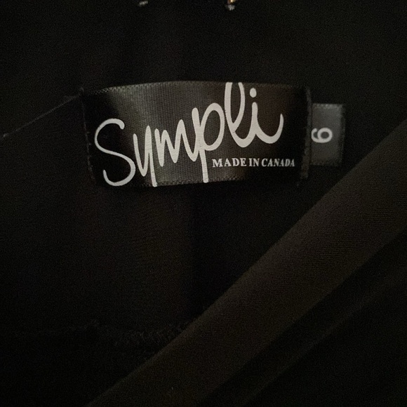 Sympli Icon Cocktail Stretch Cropped Pant Pull On Size 6 Narrow‎ Lantern Pants - Picture 7 of 14